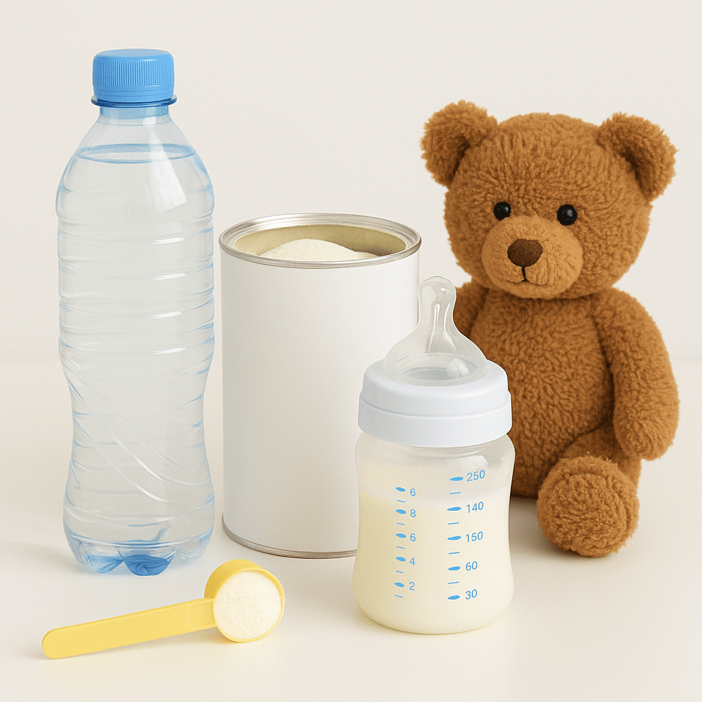 Welches stilles Wasser für Babynahrung Beispiel
