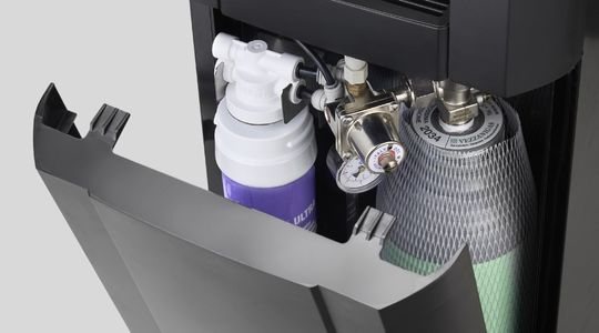 Veraqua Element – Platz für die CO2-Flasche