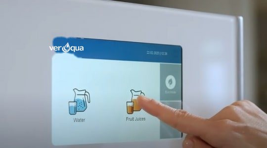 Veraqua Juice – Touchscreen mit sieben Zoll